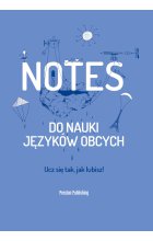 Notes do nauki języków obcych (niebieski)
