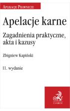 Apelacje karne. Zagadnienia praktyczne, akta i kazusy Wyd.11 / 2023